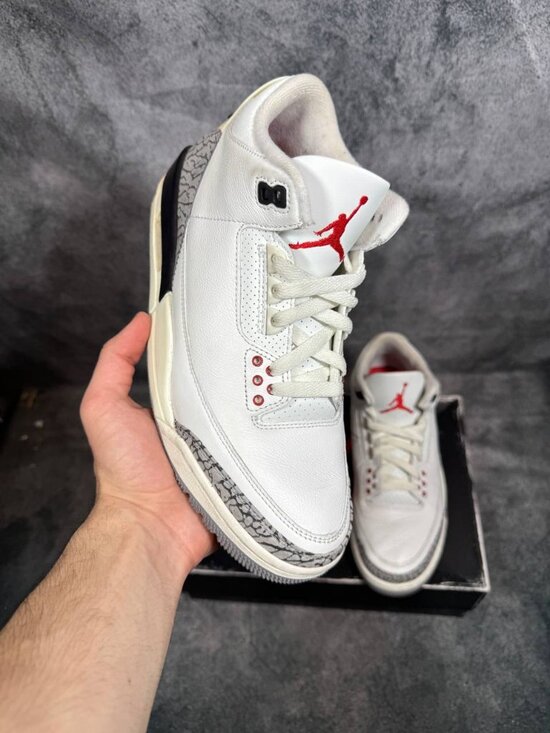 Jordan Other - Size 8.5 | Jordan 3 White Cement With Box | Pre-Owned